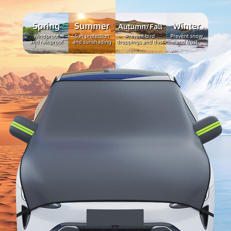 Heavy Duty Windshield Snow Cover Magnetic Ice Frost Shield for Car SUV Truck