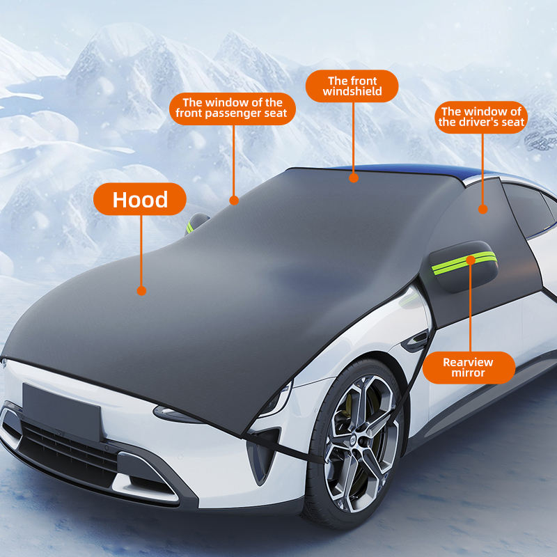 Heavy Duty Windshield Snow Cover Magnetic Ice Frost Shield for Car SUV Truck