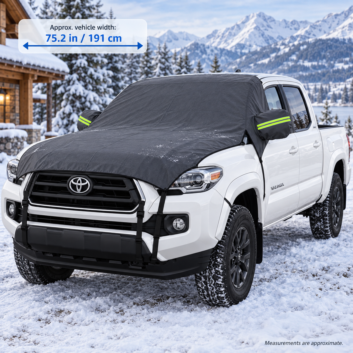 Heavy Duty Windshield Snow Cover Magnetic Ice Frost Shield for Car SUV Truck