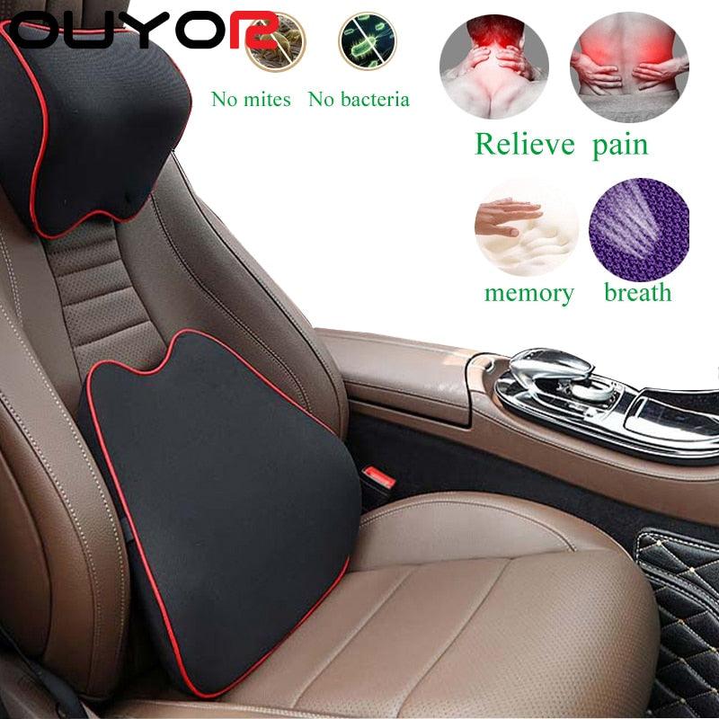 Car Seat Headrest Pillow Auto Memory Foam Car Neck Pillow