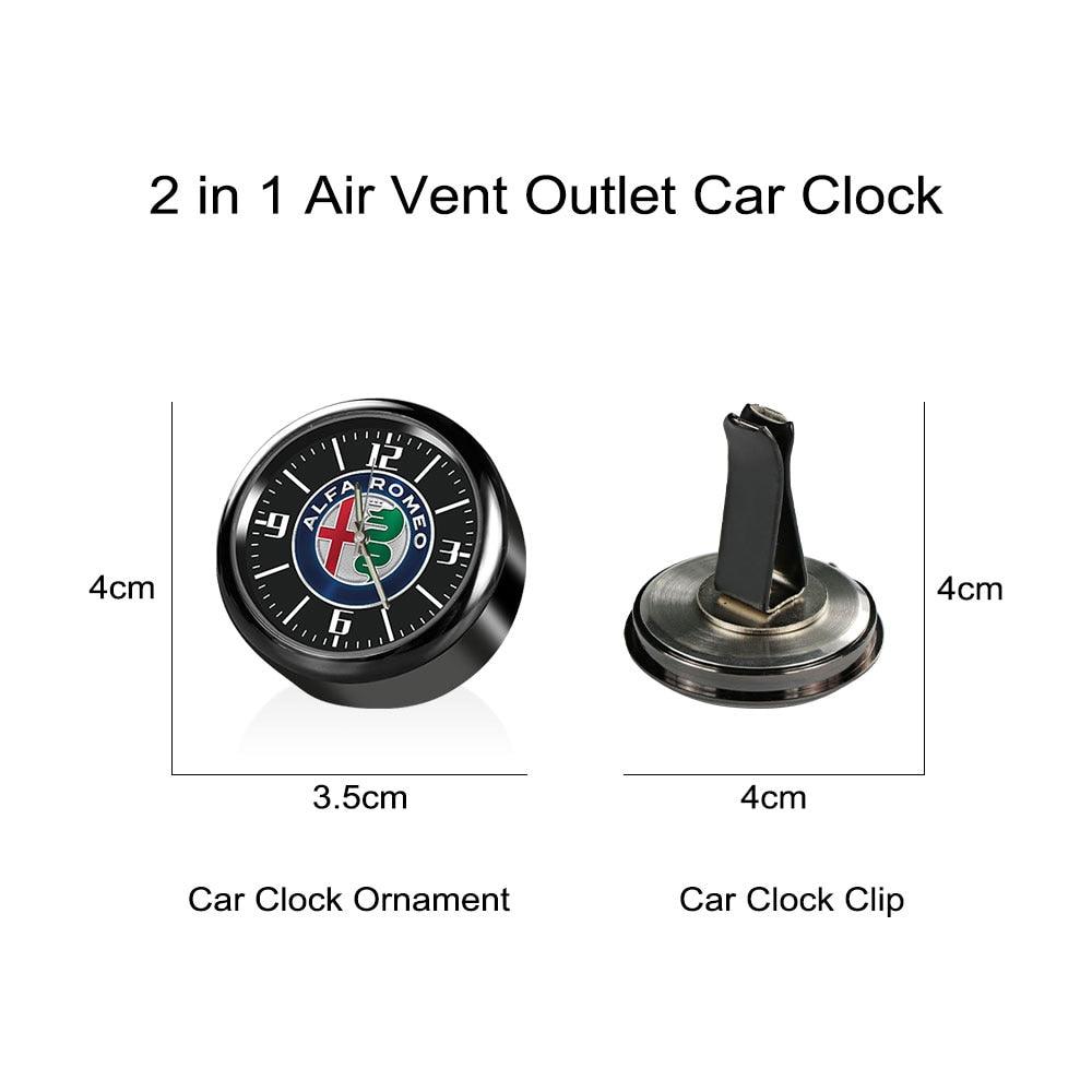 Dashboard Car Clock Air Clip Interior Car Accessories Car Dashboard Clock